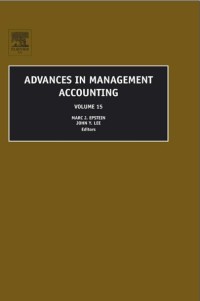Image of ADVANCES IN MANAGEMENT ACCOUNTING Volumes 15