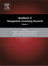 Image of Handbook of Management Accounting Research Volume 2